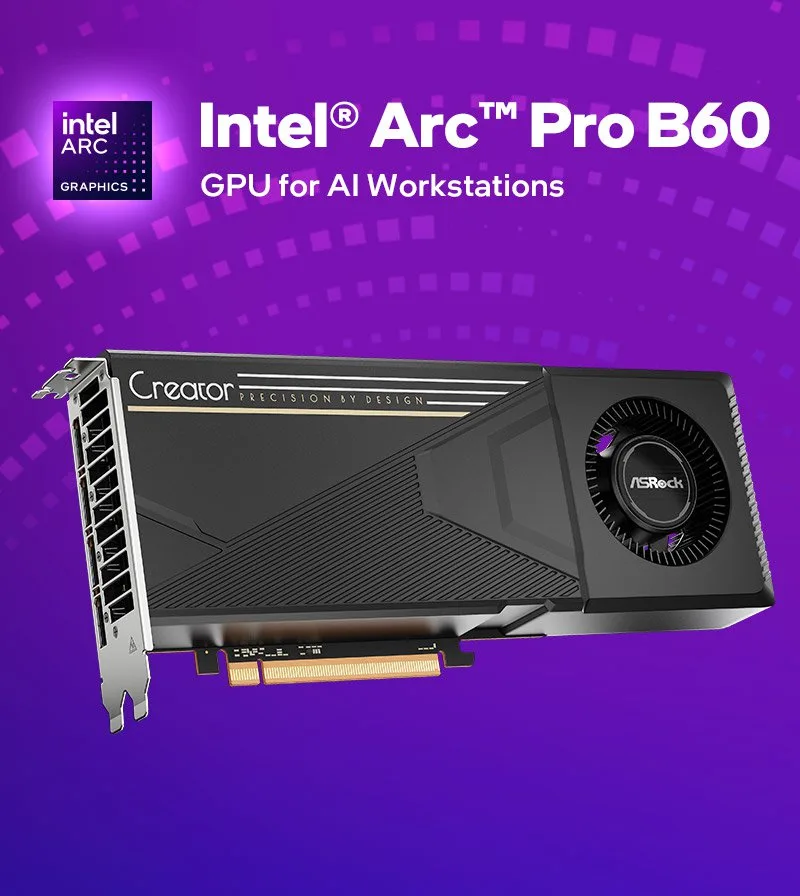 Intel Arc Pro B60 24GB — фотография